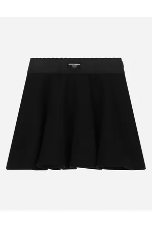 Dolce & Gabbana Jersey Skirt With Elastic - Woman Trousers And Skirts Black 4 Years