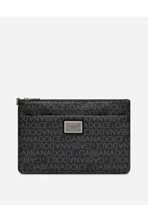 Dolce & Gabbana Coated Jacquard Clutch - Man Briefcase And Clutches Multi-colored Fabric Onesize