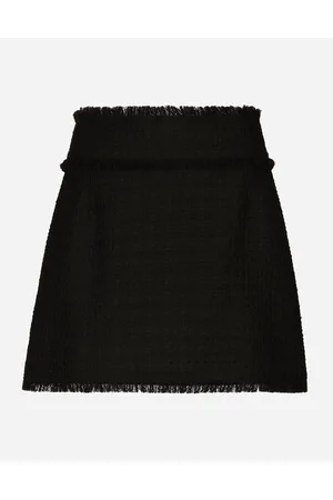 Dolce & Gabbana Raschel Tweed Miniskirt - Woman Skirts 36