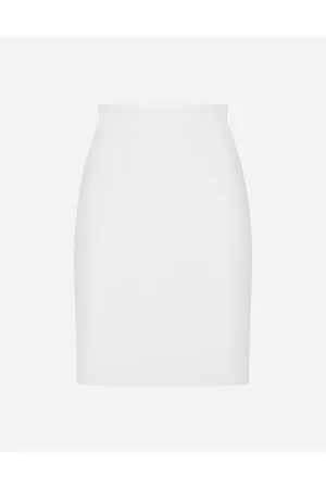 Dolce & Gabbana Straight-cut Wool Midi Skirt - Woman Skirts 40