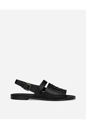Dolce & Gabbana Calfskin Sandals - Man Sandals And Slides Leather 44