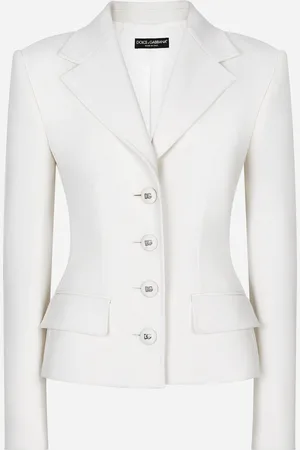 Dolce & Gabbana Single-breasted Woolen Jacket - Woman Blazers 40