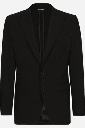 Dolce & Gabbana Single-breasted Stretch Cotton Taormina-fit Jacket - Man Suits And Blazers 46