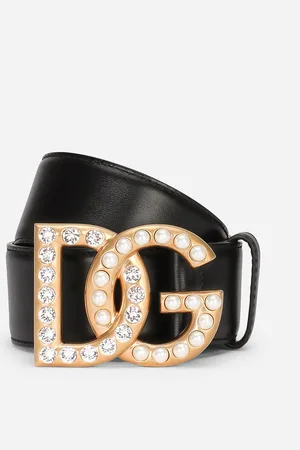 Dolce & Gabbana Gürtel Aus Kalbsleder Mit Dg-schmucklogo - Woman Belts Multi-colored Leather 65