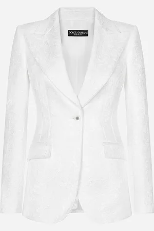 Dolce & Gabbana Single-breasted Brocade Turlington Blazer - Woman Blazers 40