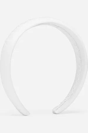 Dolce & Gabbana Poplin Hairband With Logo - Woman Accessories Onesize