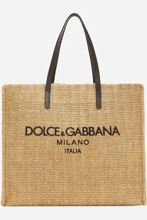 Dolce & Gabbana Large Woven Straw Shopper - Man Shoppers Onesize