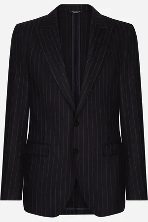 Dolce & Gabbana Single-breasted Pinstripe Flannel Taormina-fit Jacket - Man Suits And Blazers Multi-colored 48