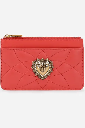 Dolce & Gabbana Medium Devotion Card Holder - Woman Wallets And Small Leather Goods Leather Onesize