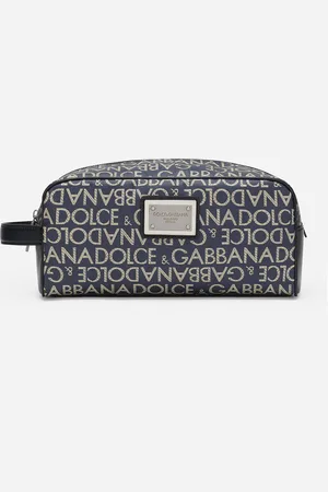 Dolce & Gabbana Coated Jacquard Toiletry Bag - Man Briefcase And Clutches Fabric Onesize