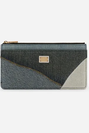 Dolce & Gabbana Large Denim Card Holder - Woman Wallets And Small Leather Goods Onesize