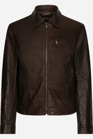 Dolce & Gabbana Leather Jacket - Man Coats And Jackets 48