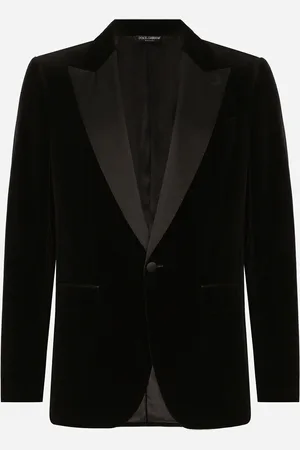 Dolce & Gabbana Velvet Tuxedo Jacket - Man Suits And Blazers 44