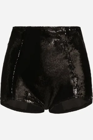 Dolce & Gabbana High-waisted Sequined Briefs - Woman Pants And Shorts Sequins 40