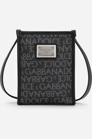 Dolce & Gabbana Small Printed Jacquard Shopper - Man Shoppers Multi-colored Fabric Onesize