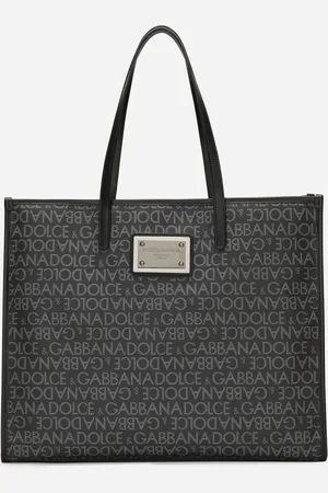 Dolce & Gabbana Large Coated Jacquard Shopper - Man Shoppers Multi-colored Fabric Onesize