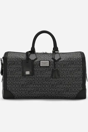 Dolce & Gabbana Printed Jacquard Holdall - Man Shoppers Multi-colored Fabric Onesize