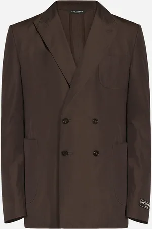 Dolce & Gabbana Double-breasted Poplin Portofino-fit Jacket - Man Suits And Blazers Cotton 48