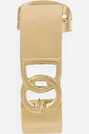 Dolce & Gabbana Single Earring With Butterfly Back And Cut-out Dg Logo - Man Bijoux Metal Onesize