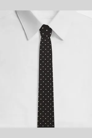 Dolce & Gabbana Silk Jacquard Tie With Polka-dot Design - Man Ties And Pocket Squares Multi-colored Onesize