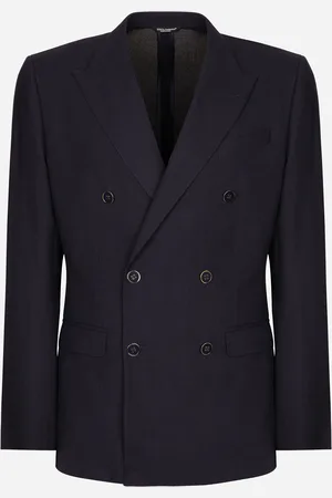 Dolce & Gabbana Double-breasted Virgin Wool Taormina-fit Jacket - Man Suits And Blazers 48