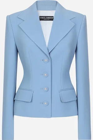 Dolce & Gabbana Single-breasted Wool Crêpe Dolce Jacket - Woman Blazers 36