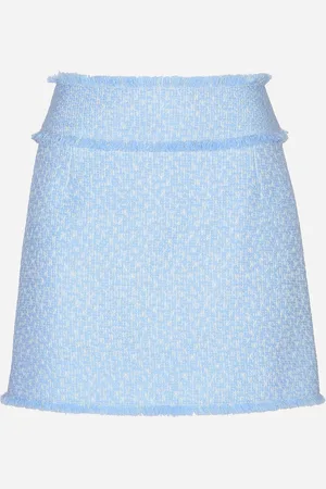 Dolce & Gabbana Raschel Tweed Miniskirt - Woman Skirts 36