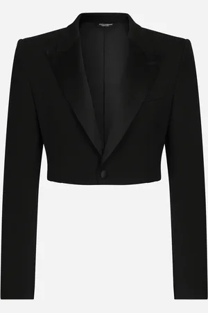 Dolce & Gabbana Single-breasted Wool Spencer Jacket - Man Suits And Blazers Wool 48