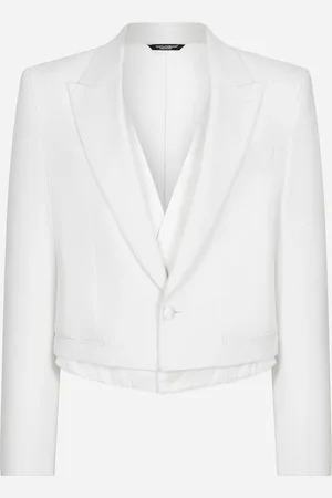 Dolce & Gabbana Single-breasted Sicilia-fit Jacket With Faux Vest - Man Suits And Blazers 48