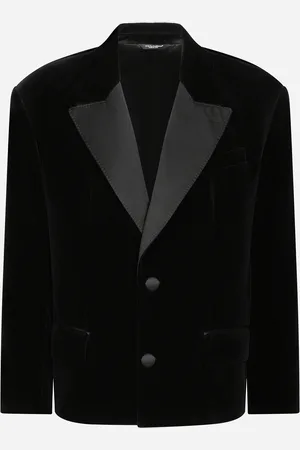 Dolce & Gabbana Oversize Single-breasted Velvet Jacket - Man Suits And Blazers 44