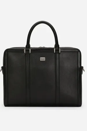 Dolce & Gabbana Calfskin Briefcase - Man Crossbody Bags Onesize