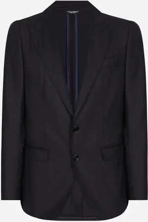 Dolce & Gabbana Single-breasted Flannel Taormina-fit Jacket - Man Suits And Blazers 48