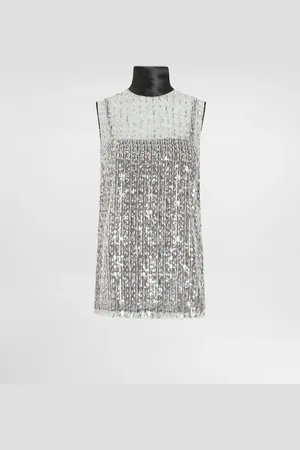Dolce & Gabbana Tulle Turtle-neck Top With Sequin Embellishment - Woman Shirts And Tops 42