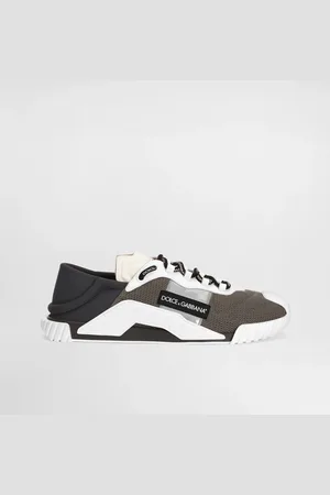 Dolce & Gabbana Spandex Fabric Ns1 Sneakers - Man Sneakers Gray Fabric 44