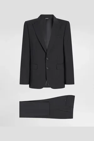 Dolce & Gabbana Stretch Wool Martini-fit Suit - Man Suits And Blazers Wool 46