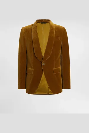 Dolce & Gabbana Velvet Single-breasted Jacket - Man Suits And Blazers 46