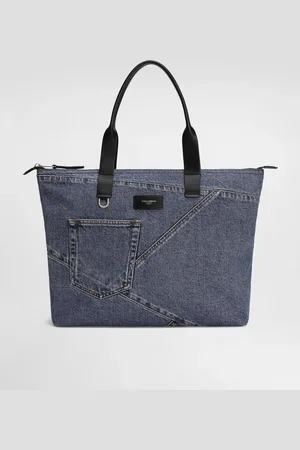 Dolce & Gabbana Medium Shopper In Patchwork Denim - Man Shoppers Onesize