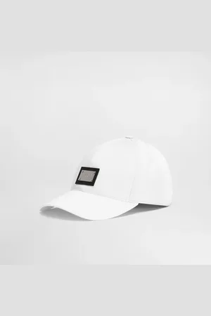 Dolce & Gabbana Cotton Baseball Cap With Branded Tag - Man Hats And Gloves Cotton 57