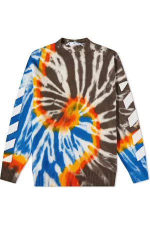 OFF-WHITE Tie Dye Knitted Crewneck