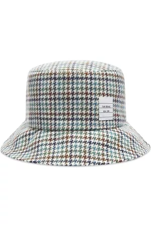 Thom Browne Houdstooth Bucket Hat