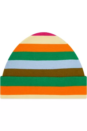 Sunnei Rainbow Stripe Knitted Hat