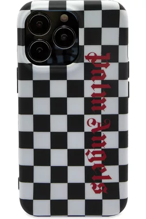 Palm Angels Men Phone Cases - Checked Logo iPhone 13 Pro Case