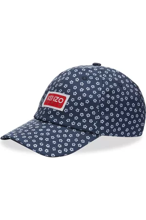 Kenzo Dobby Print Patch Logo Cap