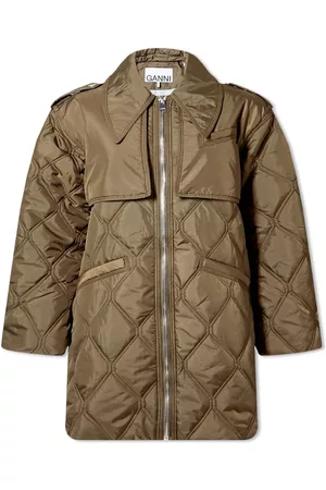 Ganni Recycled Ripstop Quilted Jacket