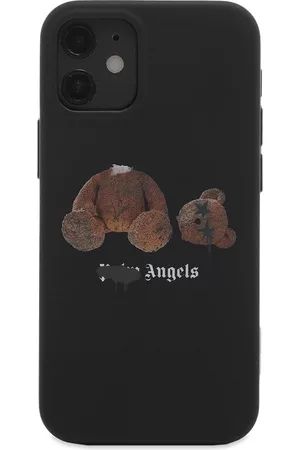 Palm Angels Men Phone Cases - Spray Bear Logo iPhone 12 Mini Case