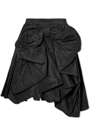 Alexander McQueen Bow Draped Midi Skirt