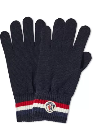 Moncler Tricolore Band Logo Gloves