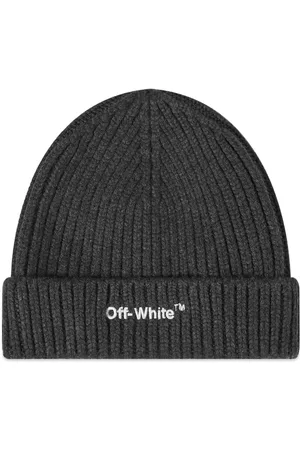 OFF-WHITE Helvetica Logo Beanie Hat