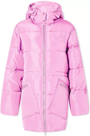 Ganni Tech Puffer Oversized Midi Coat