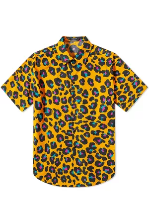 VERSACE Short Sleeve Animal Print Shirt
